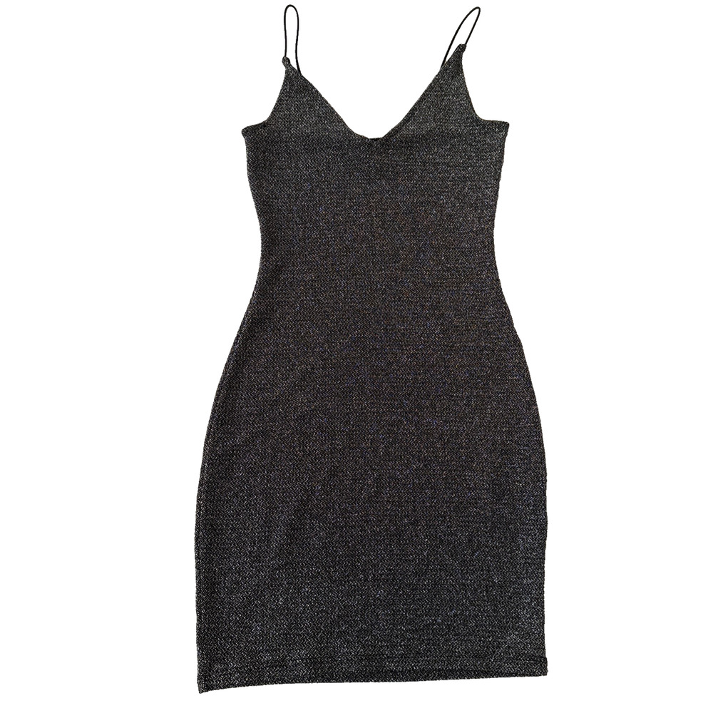 H&M Divided Women’s 0 Sexy Party Metallic Sparkle Bodycon Mini‎ Dress Occasion